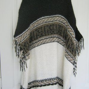 Free People Fringe sweater Tan Brown over-sized